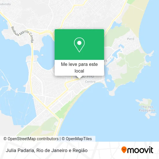 Julia Padaria mapa