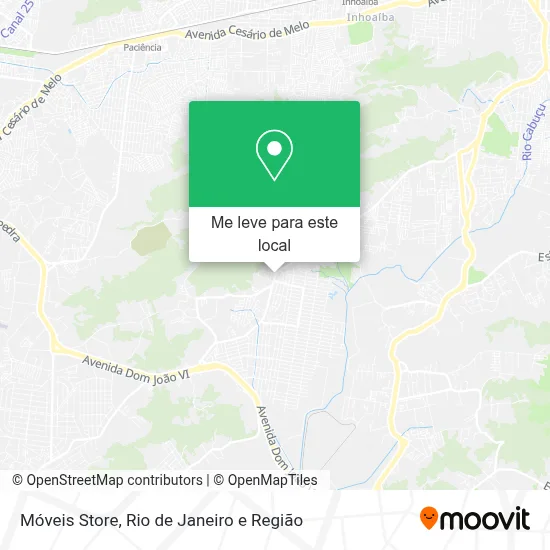 Móveis Store mapa