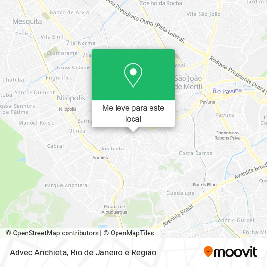 Advec Anchieta mapa