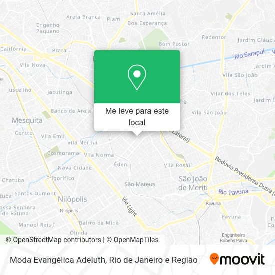 Moda Evangélica Adeluth mapa
