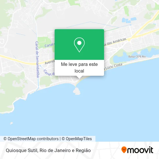 Quiosque Sutil mapa
