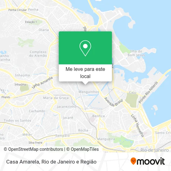 Casa Amarela mapa