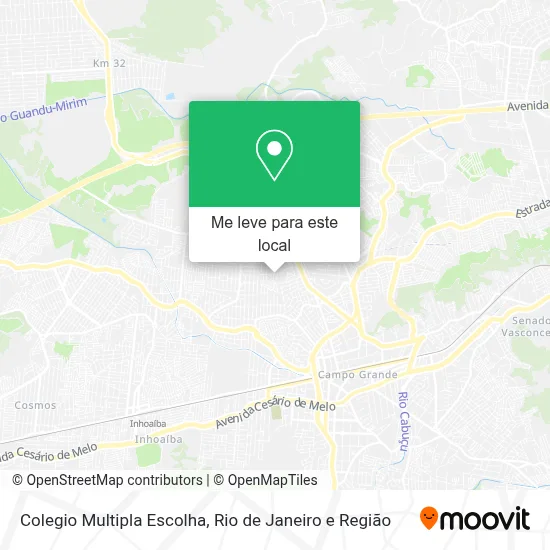Colegio Multipla Escolha mapa