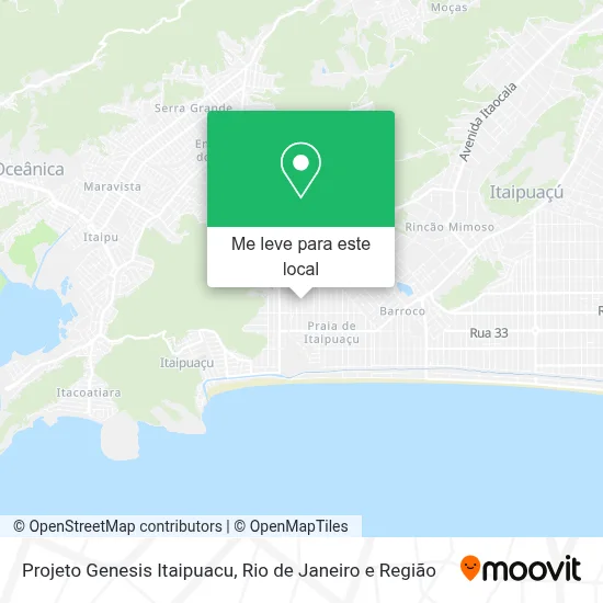 Projeto Genesis Itaipuacu mapa