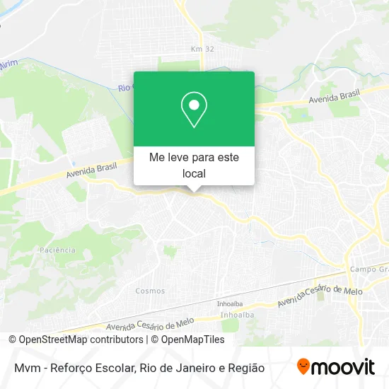 Mvm - Reforço Escolar mapa