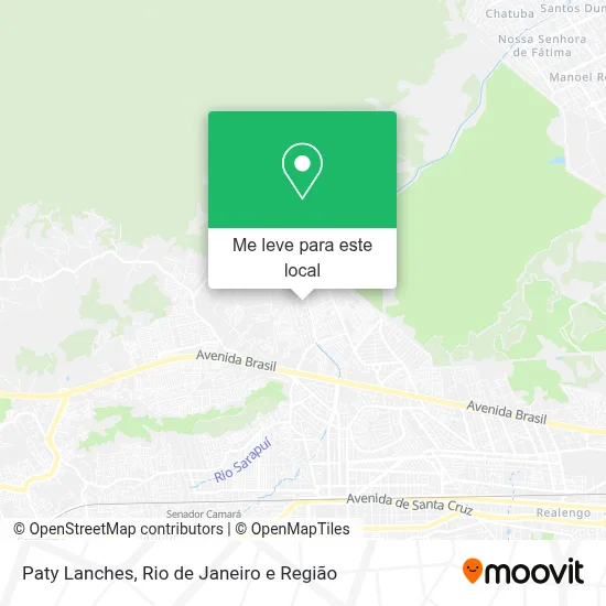 Paty Lanches mapa