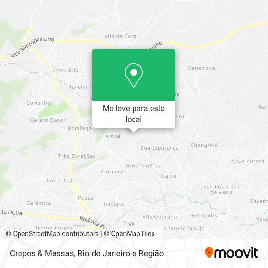 Crepes & Massas mapa