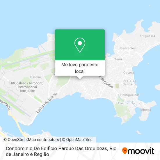 Condominio Do Edificio Parque Das Orquideas mapa