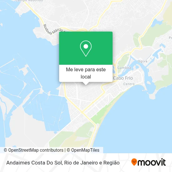 Andaimes Costa Do Sol mapa