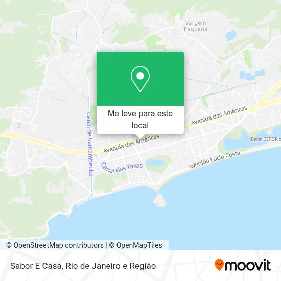 Sabor E Casa mapa