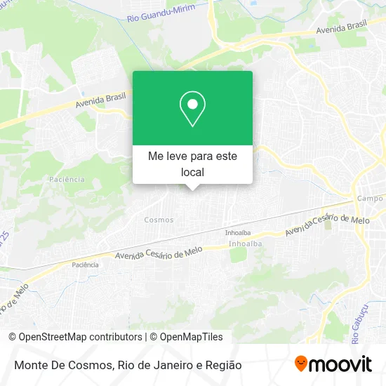 Monte De Cosmos mapa