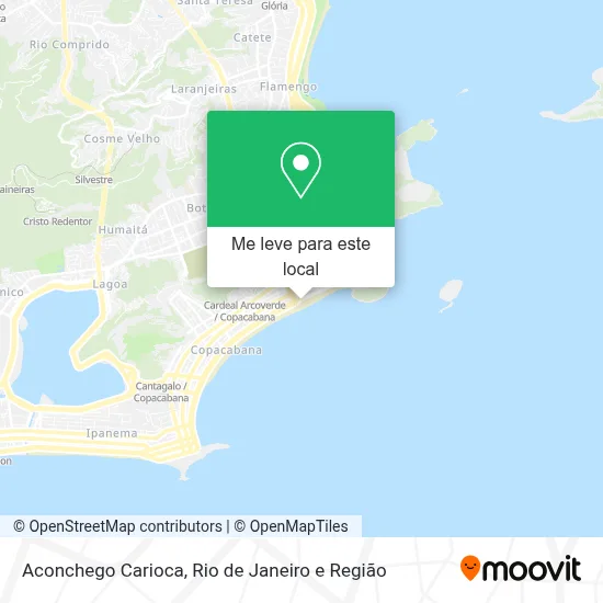 Aconchego Carioca mapa