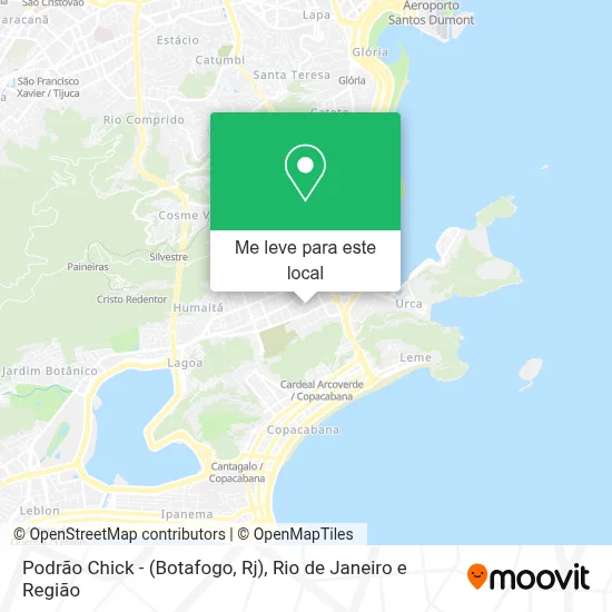 Podrão Chick - (Botafogo, Rj) mapa