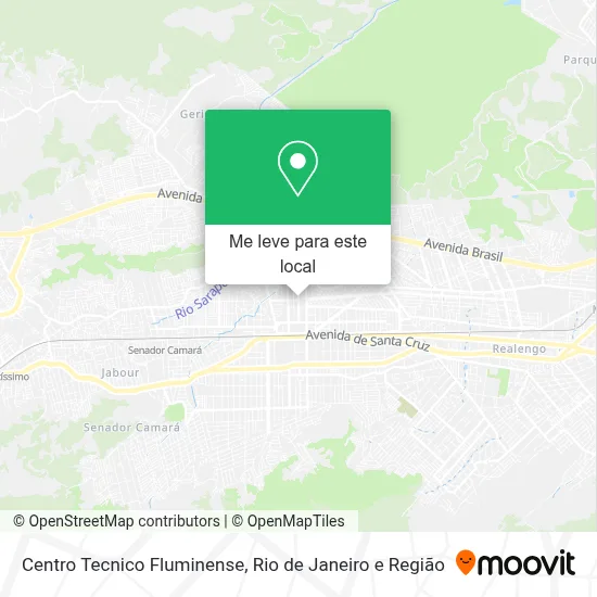 Centro Tecnico Fluminense mapa