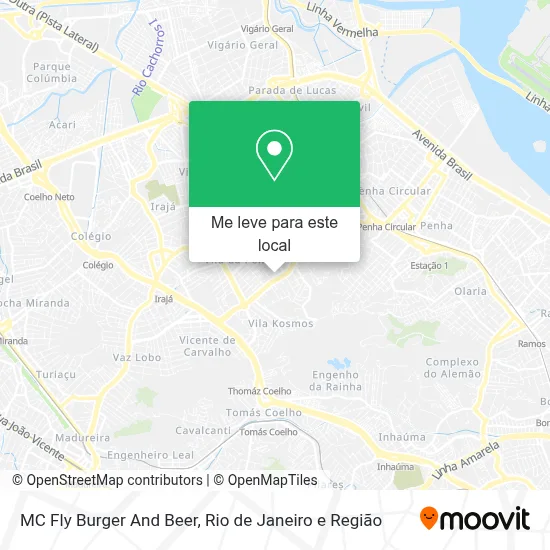 MC Fly Burger And Beer mapa