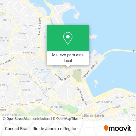 Caecad Brasil mapa