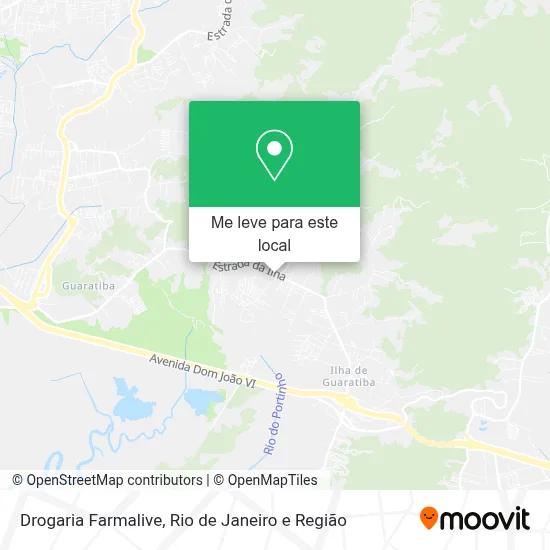 Drogaria Farmalive mapa