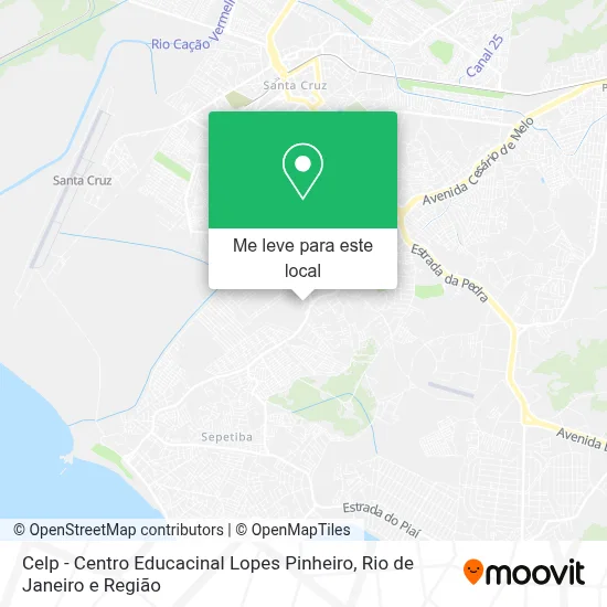 Celp - Centro Educacinal Lopes Pinheiro mapa