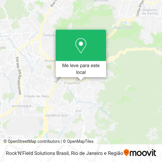 Rock'N'Field Solutions Brasil mapa