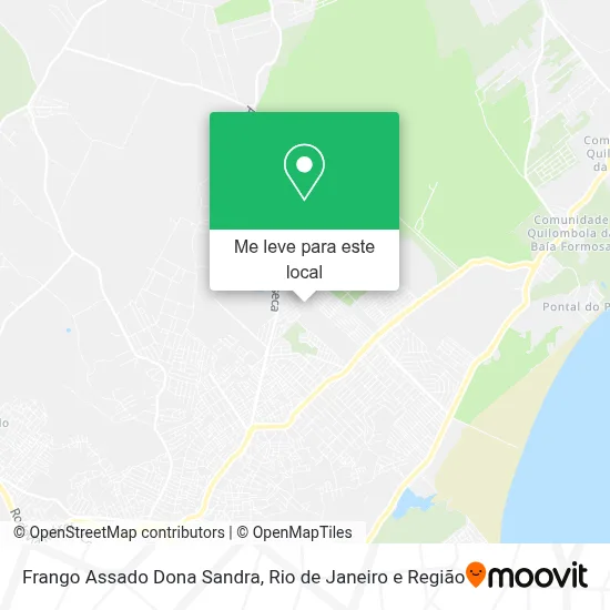 Frango Assado Dona Sandra mapa