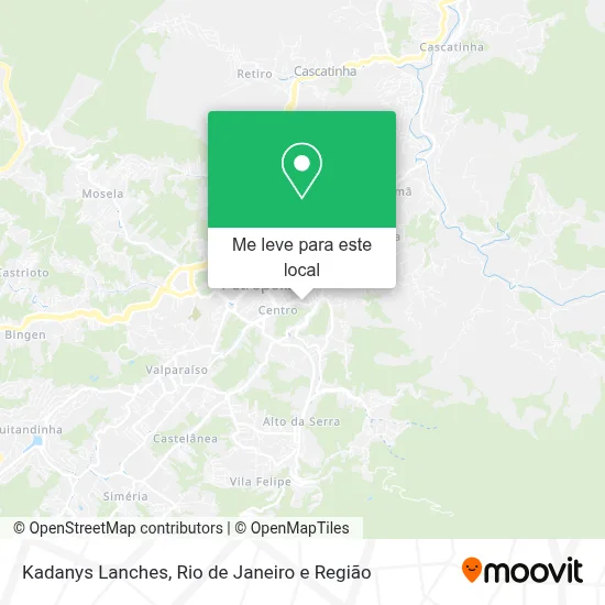 Kadanys Lanches mapa