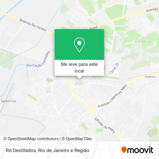 Rd Destilados mapa
