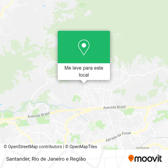 Santander mapa