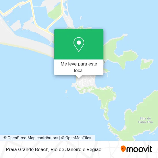 Praia Grande Beach mapa