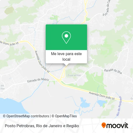 Posto Petrobras mapa