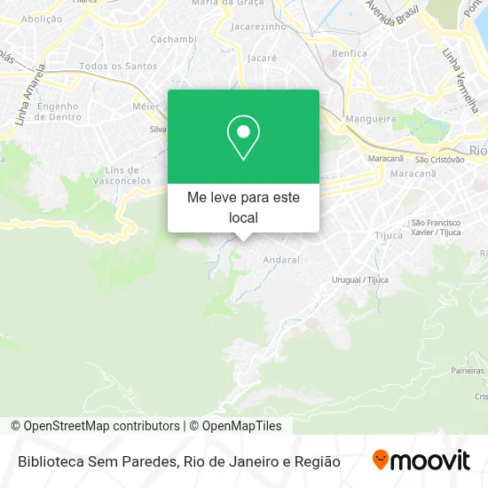 Biblioteca Sem Paredes mapa