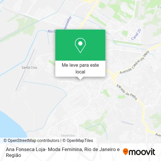 Ana Fonseca Loja- Moda Feminina mapa