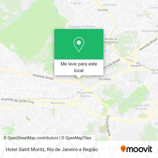 Hotel Saint Moritz mapa
