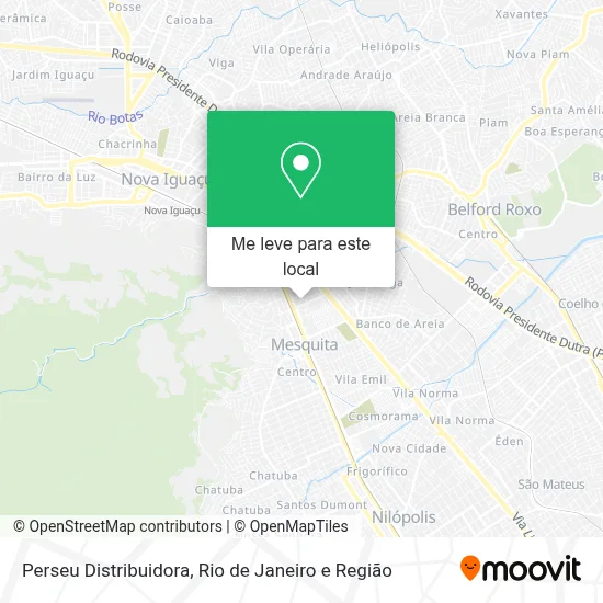 Perseu Distribuidora mapa