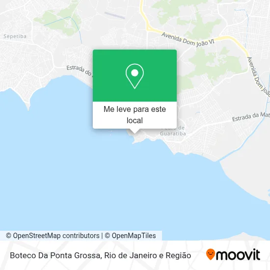 Boteco Da Ponta Grossa mapa