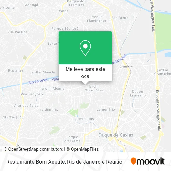 Restaurante Bom Apetite mapa