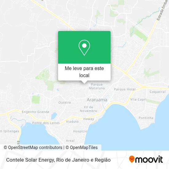 Contele Solar Energy mapa