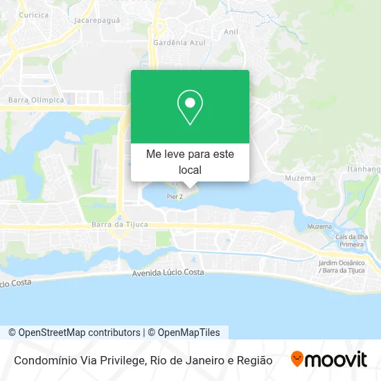 Condomínio Via Privilege mapa