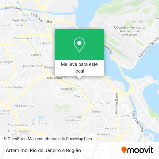 Artemimo mapa