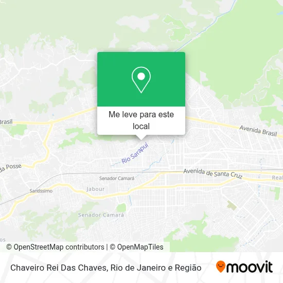 Chaveiro Rei Das Chaves mapa