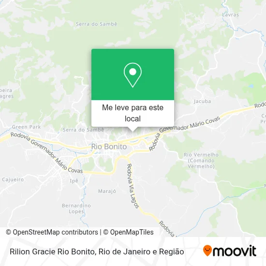 Rilion Gracie Rio Bonito mapa