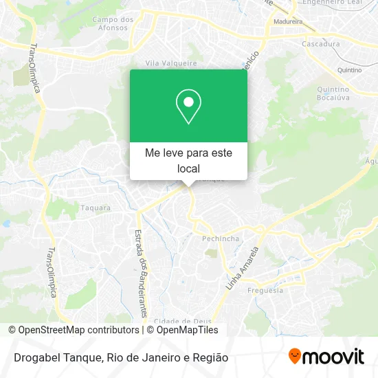 Drogabel Tanque mapa
