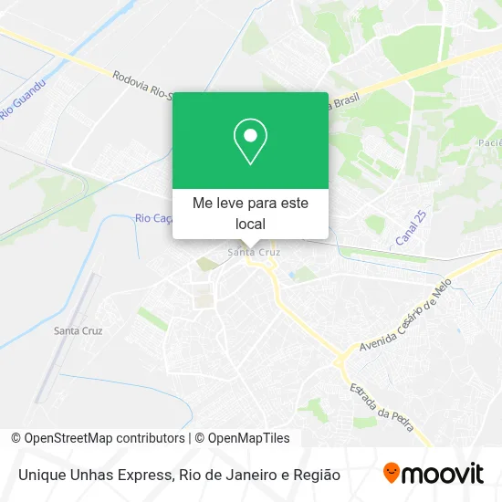 Unique Unhas Express mapa