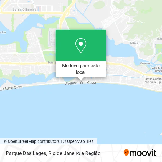 Parque Das Lages mapa