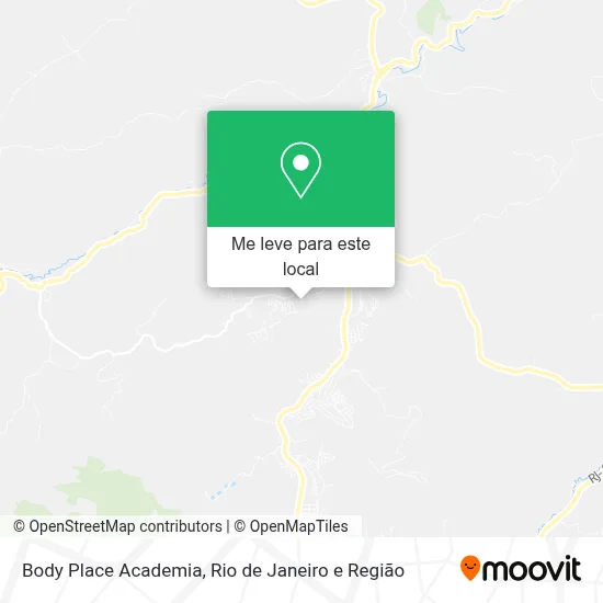 Body Place Academia mapa