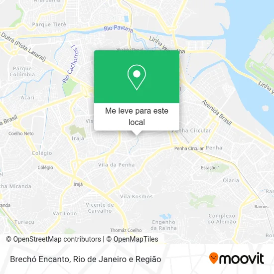 Brechó Encanto mapa
