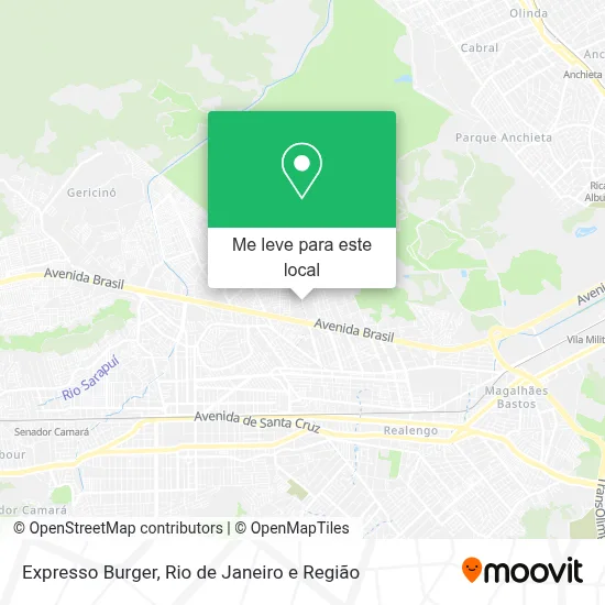 Expresso Burger mapa