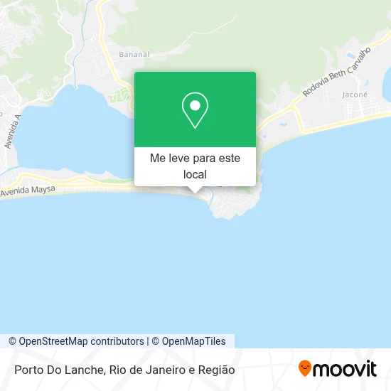 Porto Do Lanche mapa