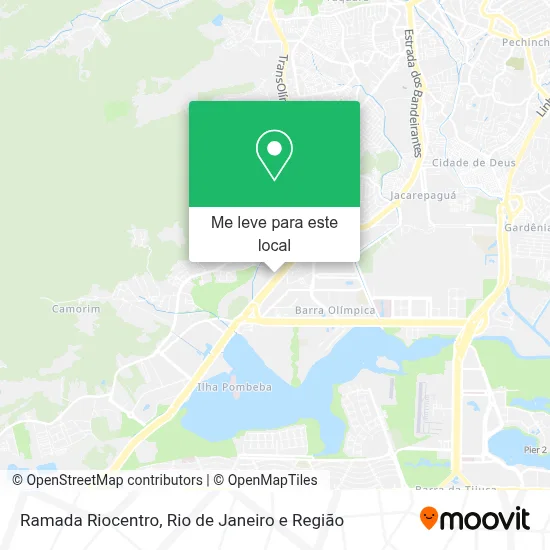 Ramada Riocentro mapa