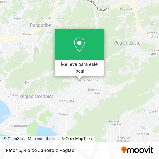 Fator 5 mapa