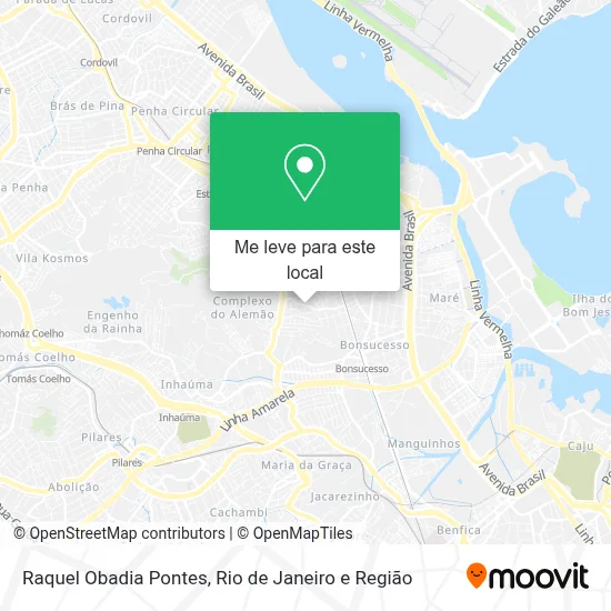 Raquel Obadia Pontes mapa
